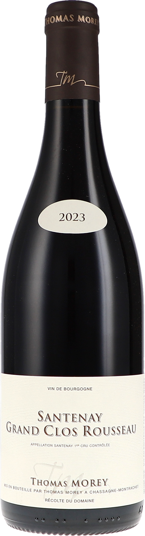 Thomas Morey Santenay 1er Cru rouge Grand Clos Rousseau AOC 2023