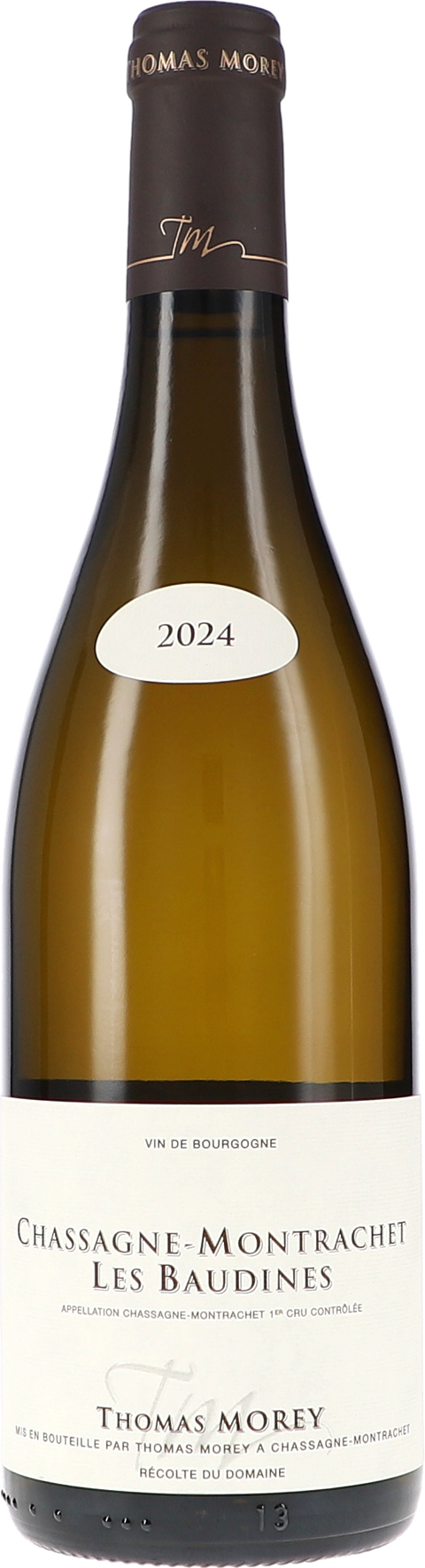 Thomas Morey Chassagne-Montrachet 1er Cru Les Baudines AOC 2024 BIO