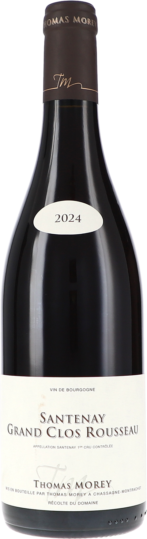 Thomas Morey Santenay 1er Cru rouge Grand Clos Rousseau AOC 2024 BIO