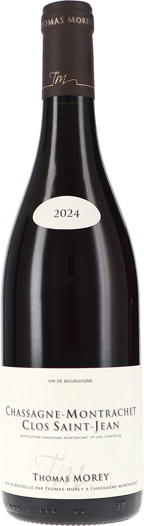 Thomas Morey Chassagne-Montrachet 1er Cru rouge Clos Saint-Jean AOC 2024 BIO