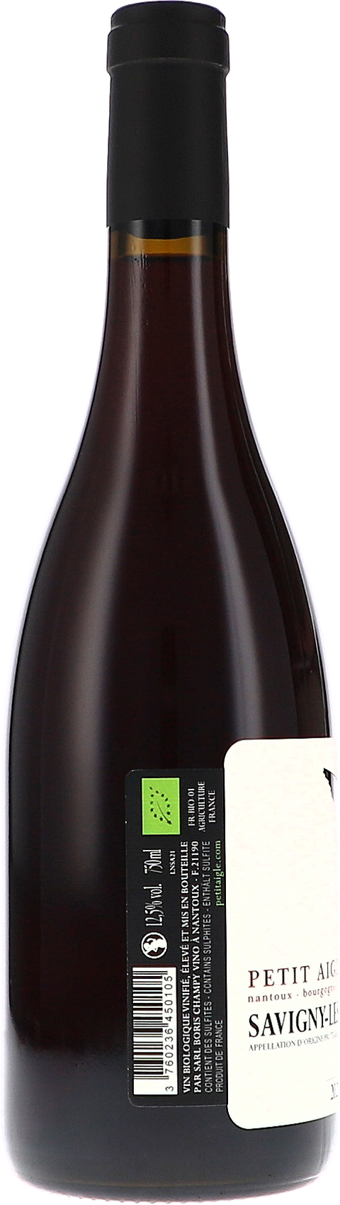 Boris Champy Savigny-Les-Beaune rouge, Petit Aigle AOP 2021 BIO Rücketikett