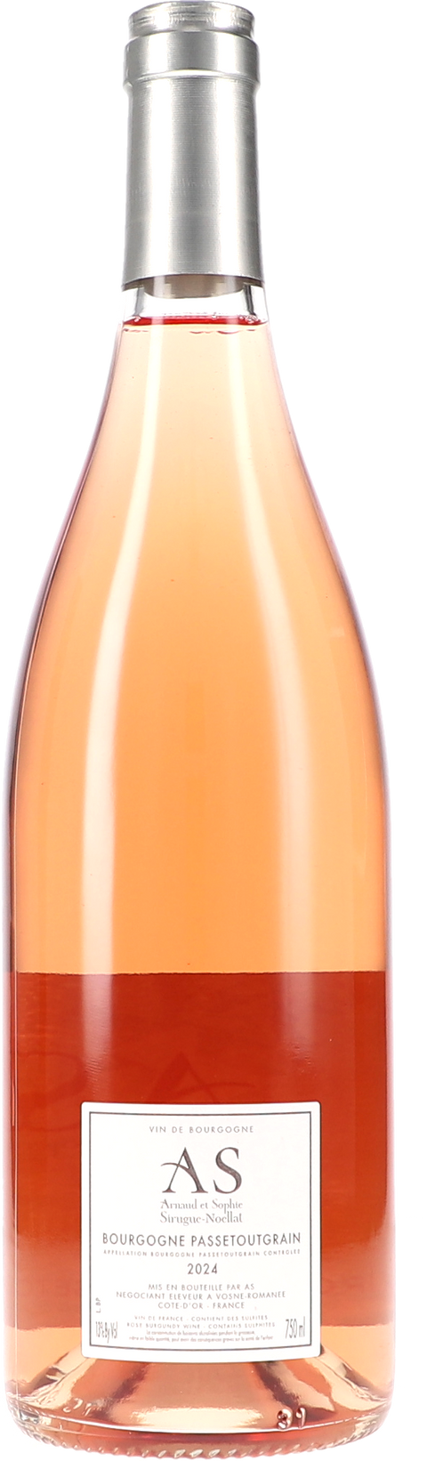 AS Sirugue-Noëllat Bourgogne Passetoutgrains Rosé AOC 2024 Rücketikett