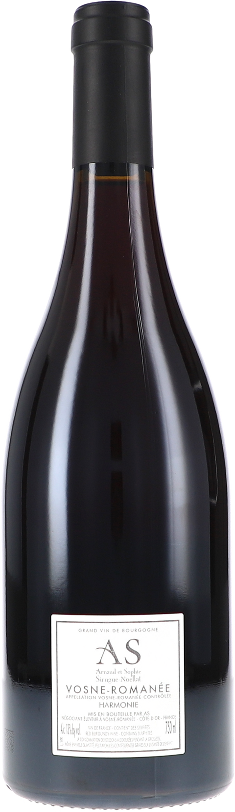 AS Sirugue-Noëllat "Vosne-Romanée ""Harmonie"" AOC" 2023 Rücketikett
