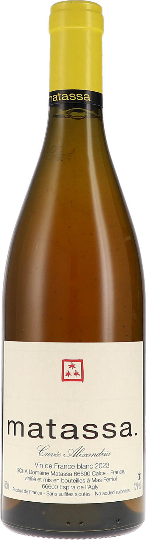Matassa Cuvée Alexandria VdF blanc 2023