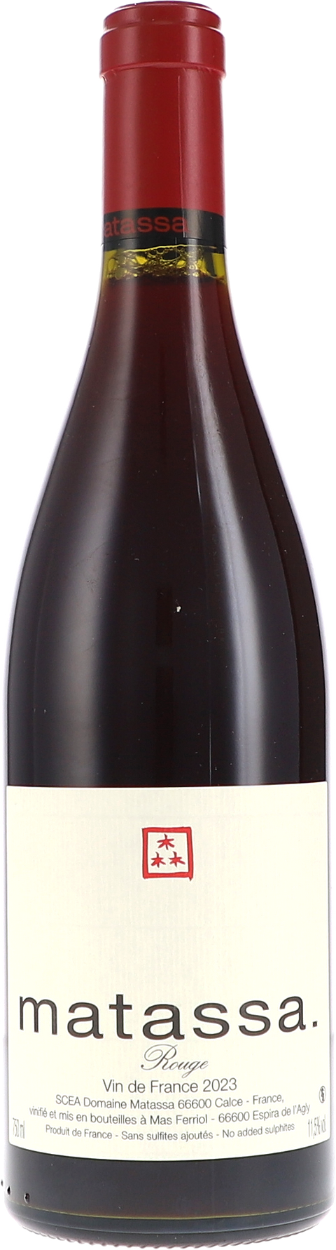 Matassa Matassa Rouge VdF 2023
