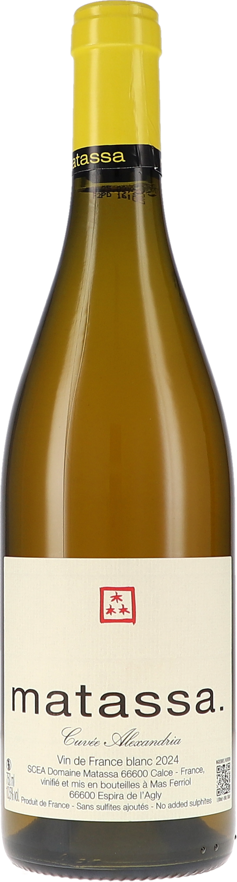 Matassa Cuvée Alexandria VdF blanc 2024
