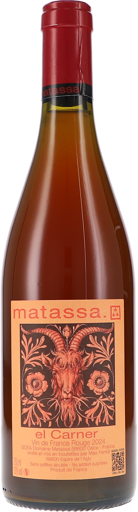 Matassa El Carner VdF rouge 2024