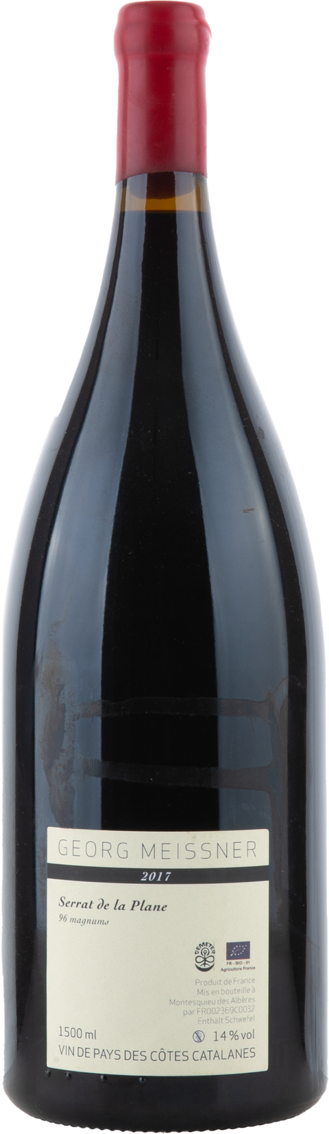 Georg Meissner Serrat de la Plane, Côtes des Catalanes 2017 1,5L BIO