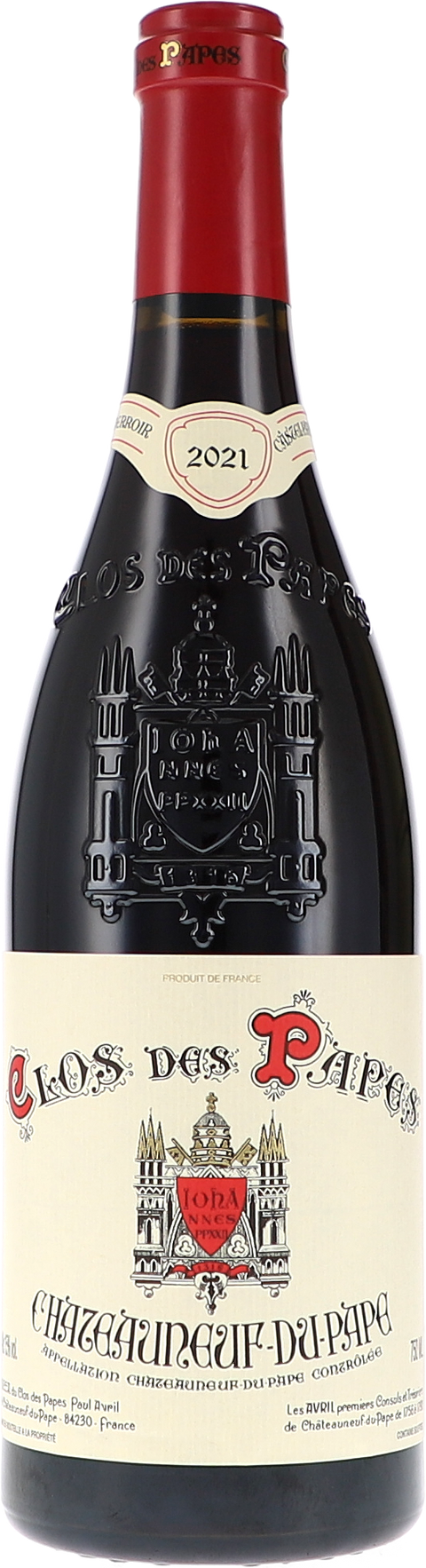 Clos des Papes Châteauneuf-du-Pape Rouge AOC 2021