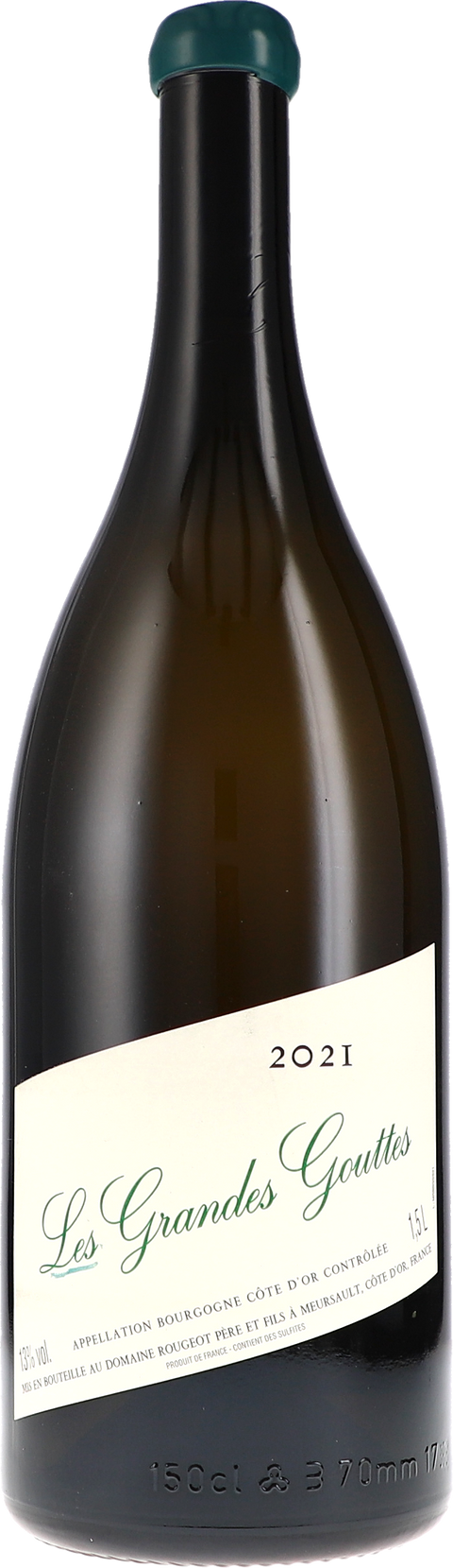 Rougeot Père & Fils Bourgogne Côte d'Or "Les Grandes Gouttes" Sans Sulfite Ajouté AOC 2021 1,5L BIO