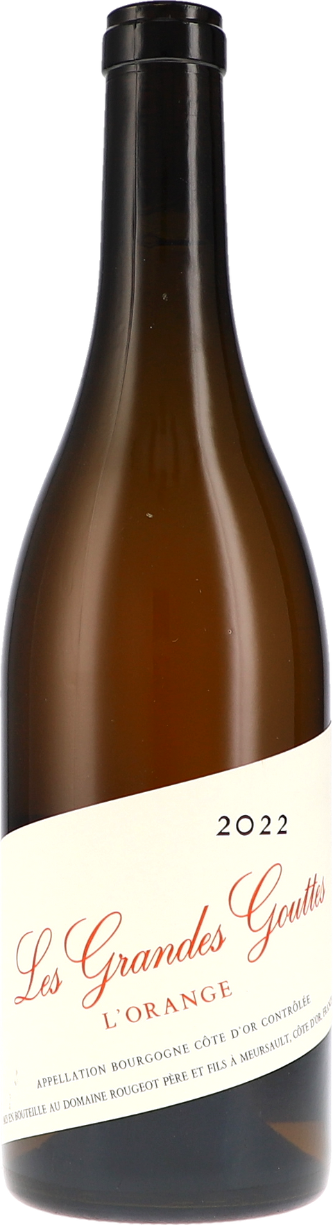 Rougeot Père & Fils Bourgogne Côte d'Or "Les Grandes Gouttes" l'Orange, Sans Sulfite Ajouté AOC 2022 BIO