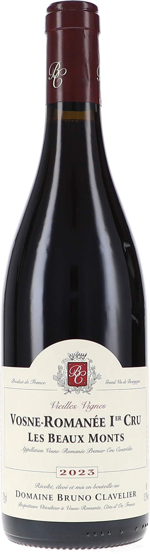 Bruno Clavelier Vosne-Romanée 1er Cru "Les Beaux Monts" Vieilles Vignes AOC 2023 BIO