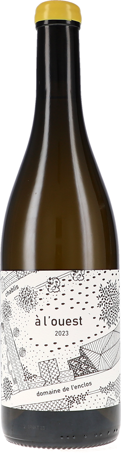 de l'Enclos Chablis "à l'ouest" AOC, sans sulfite ajouté 2023