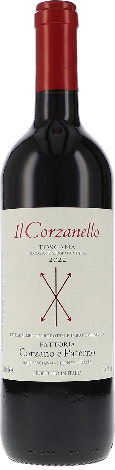 Corzano e Paterno Il Corzanello Rosso IGT 2025 BIO