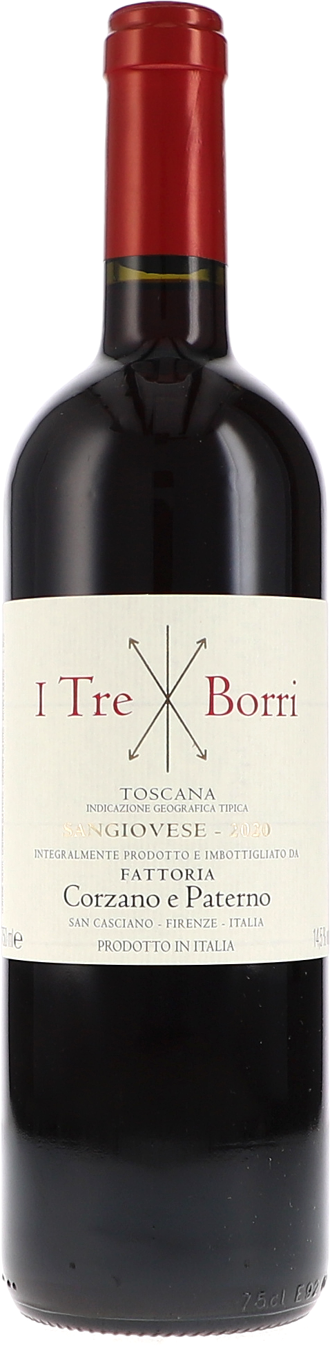 Corzano e Paterno "I Tre Borri" IGT 2020 BIO