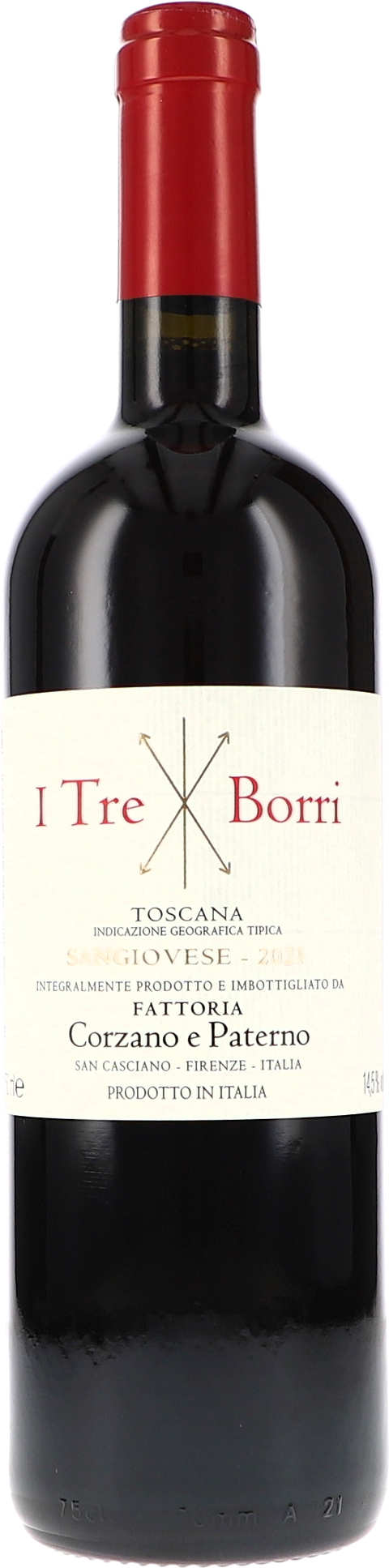Corzano e Paterno "I Tre Borri" IGT 2021 BIO