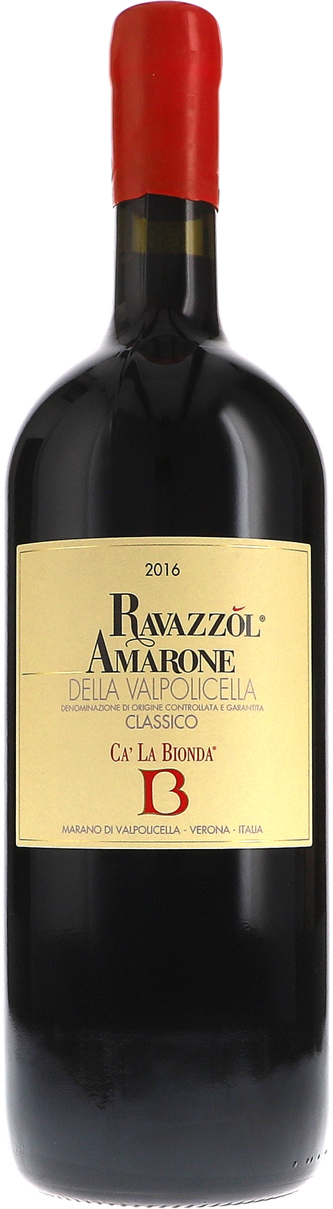 Ca´ La Bionda Ravazzol Amarone della Valpolicella Classico DOCG 2016 1,5L BIO