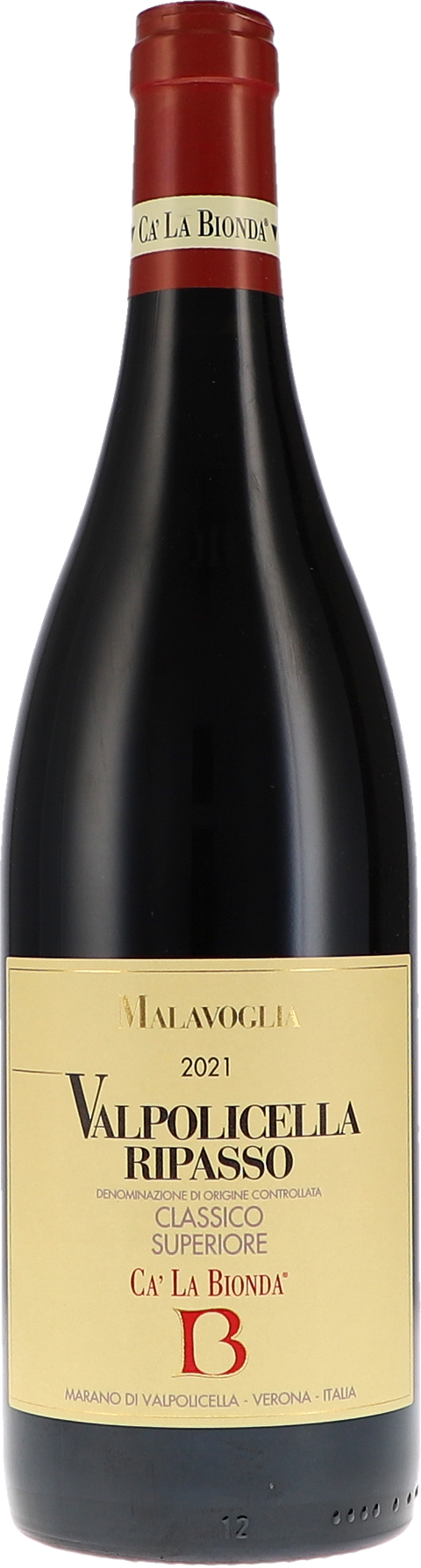 Ca´ La Bionda Ripasso Malavoglia Valpolicella Classico Superiore DOC 2021 BIO