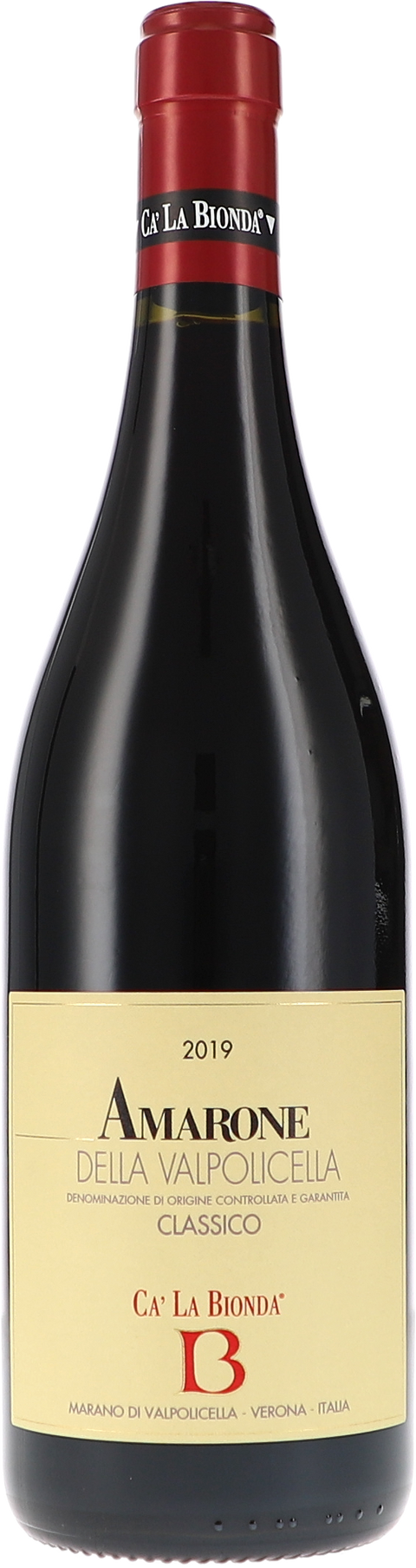 Ca´ La Bionda Amarone della Valpolicella Classico DOCG 2019 BIO
