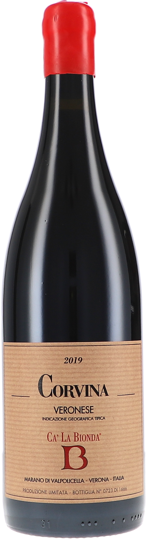 Ca´ La Bionda Corvina IGT 2019 BIO
