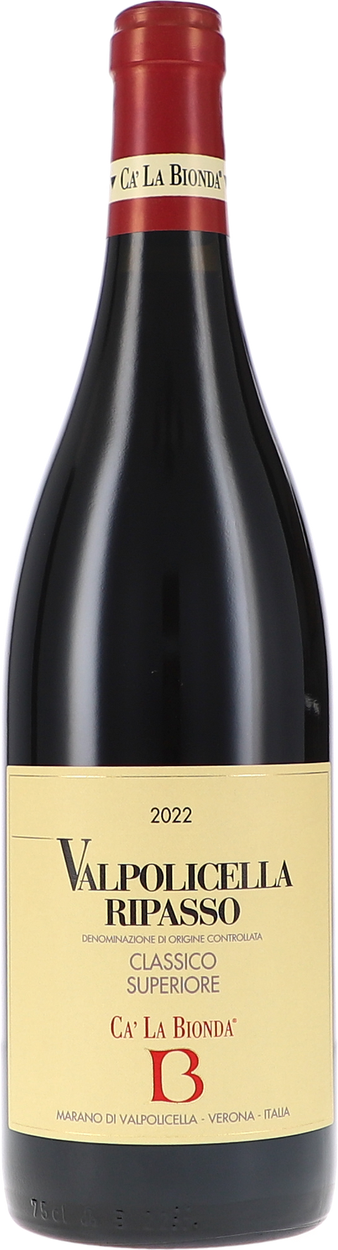 Ca´ La Bionda Ripasso Malavoglia Valpolicella Classico Superiore DOC 2022 BIO