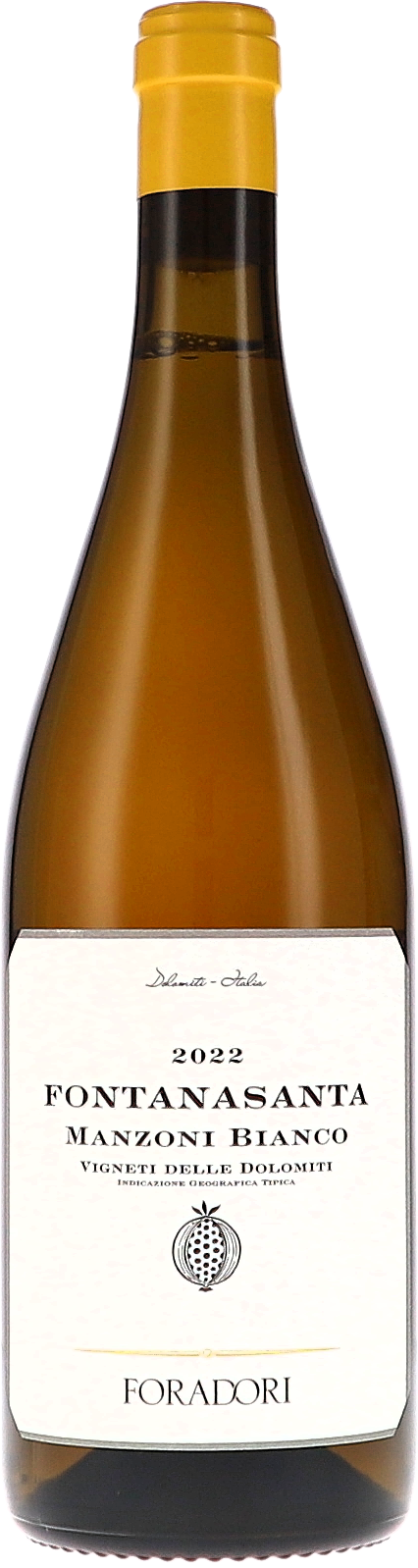 Foradori Fontanasanta Manzoni Bianco Vigneti delle Dolomiti IGT  2025 BIO