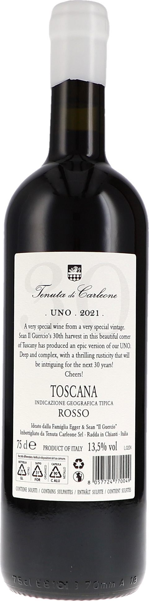 Tenuta di Carleone UNO IGT "Special Edition" 2021