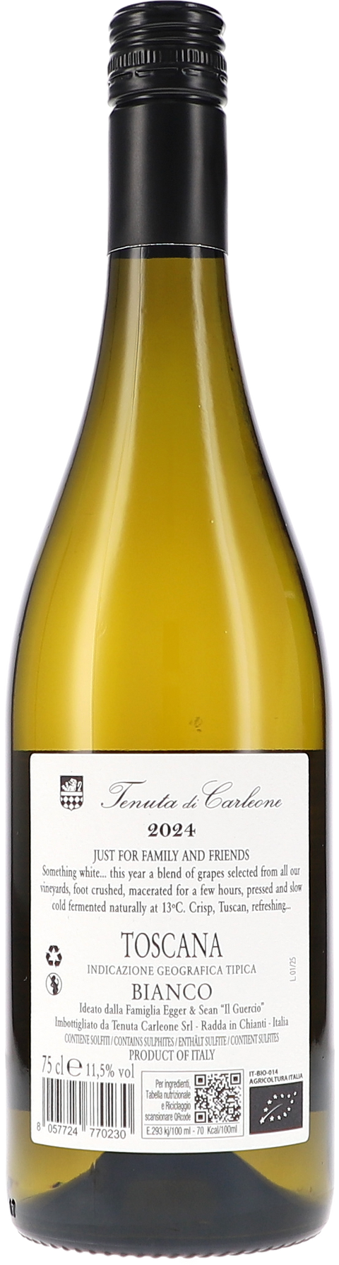 Tenuta di Carleone Pianvecchio IGT 2024 BIO