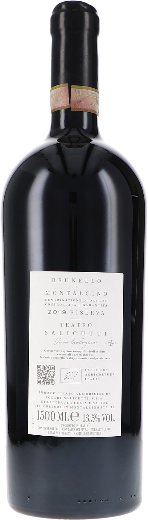 Salicutti Brunello di Montalcino DOCG Teatro Riserva 2019 1,5L BIO