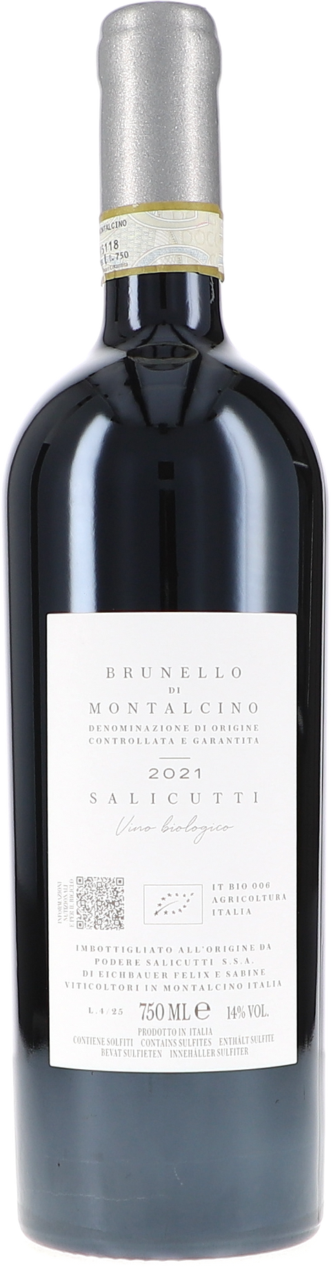 Salicutti Brunello di Montalcino DOCG 2021 BIO
