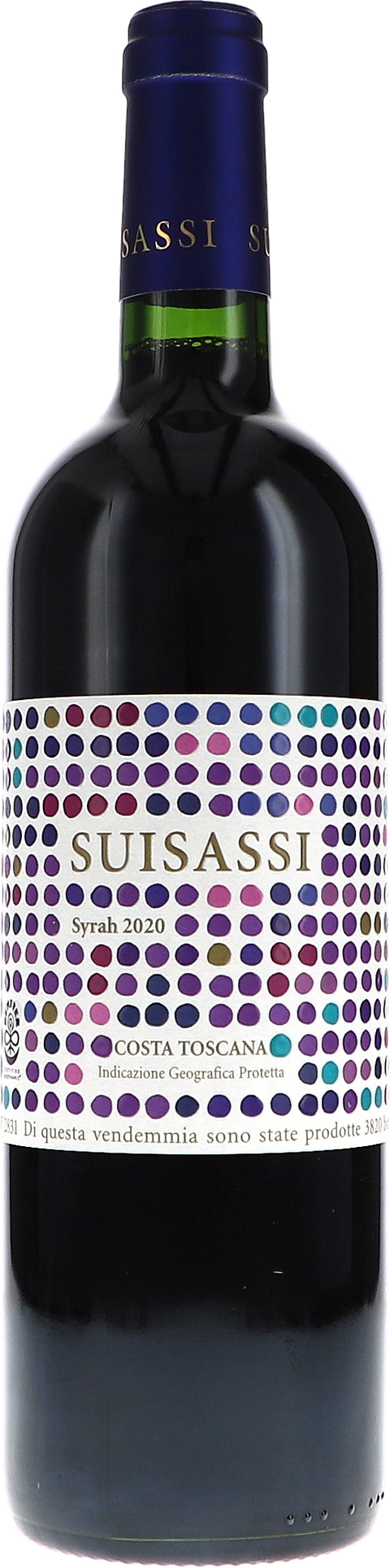Duemani Suisassi Costa Toscana IGP 2020 3L BIO