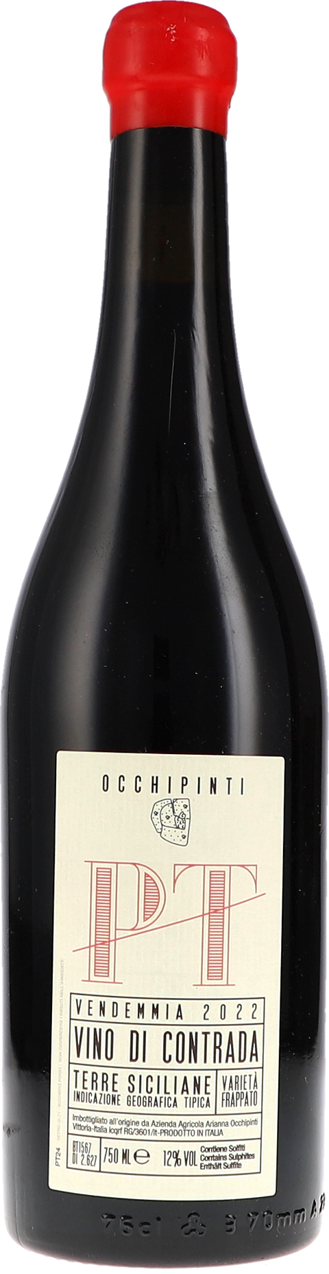 Occhipinti "PT" Pettineo Vino di Contrada IGT Sicilia 2022 BIO