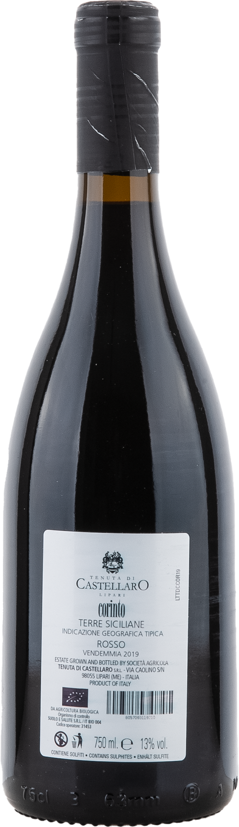 Tenuta di Castellaro Corinto IGT 2019 BIO Rücketikett