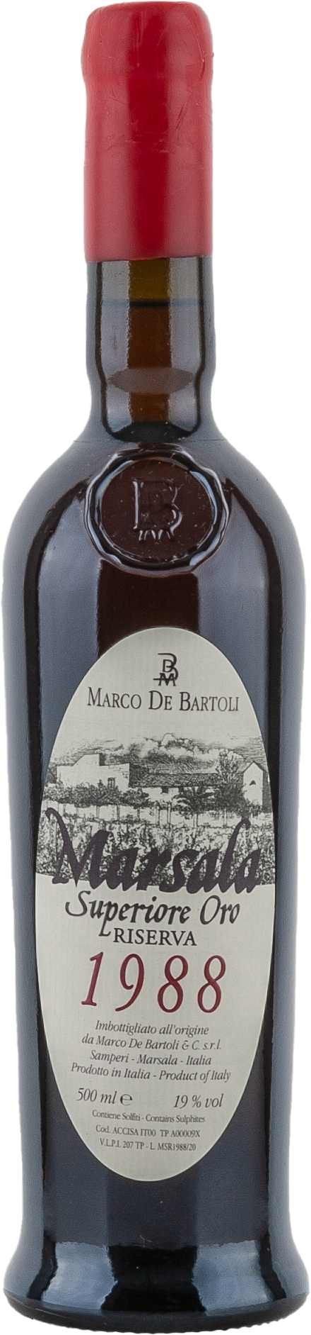 Marco de Bartoli Marsala Superiore Oro Riserva 1988 1988 0,5L