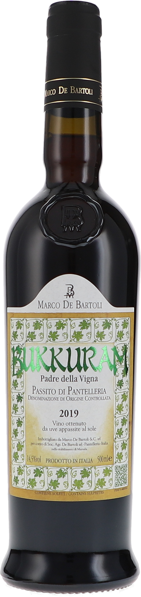 Marco de Bartoli Bukkuram "Padre della Vigna" Passito di Pantelleria DOC 2019 0,5L