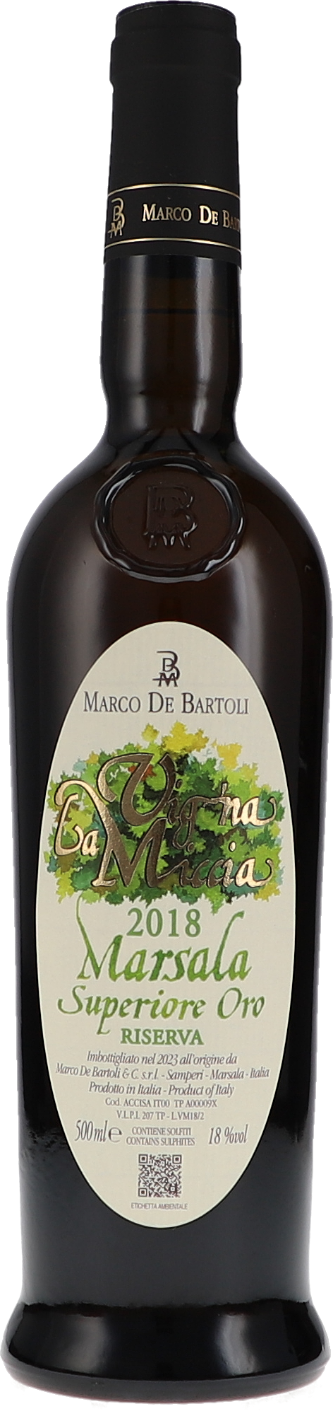 Marco de Bartoli Vigna La Miccia, Marsala Superiore Oro Riserva 2020 0,5L