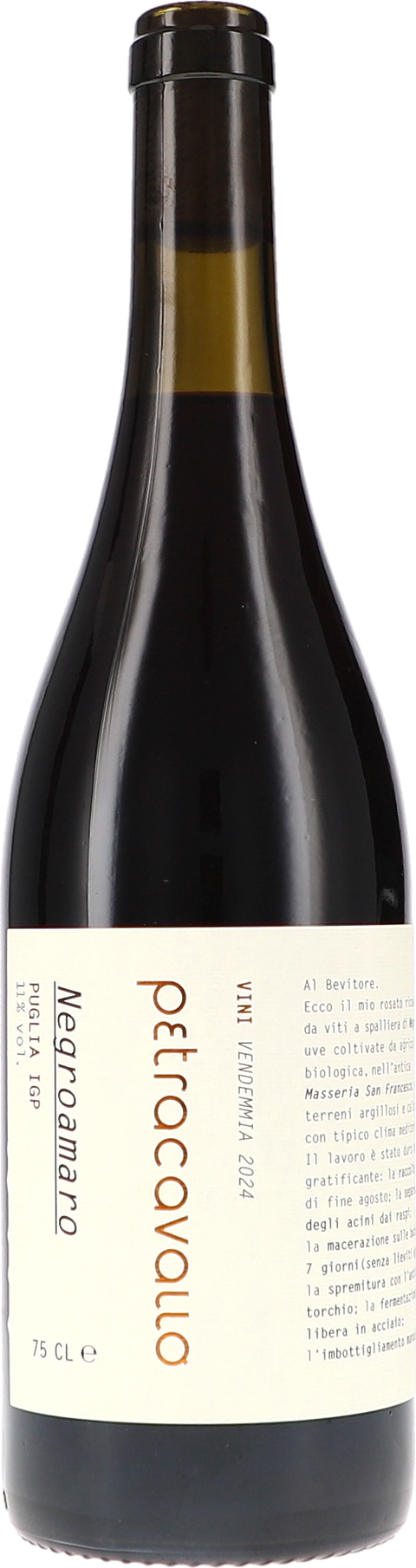 Petracavallo Negroamaro, Puglia IGP 2024 BIO
