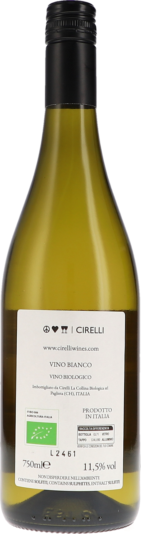 Cirelli Vino Bianco BIO