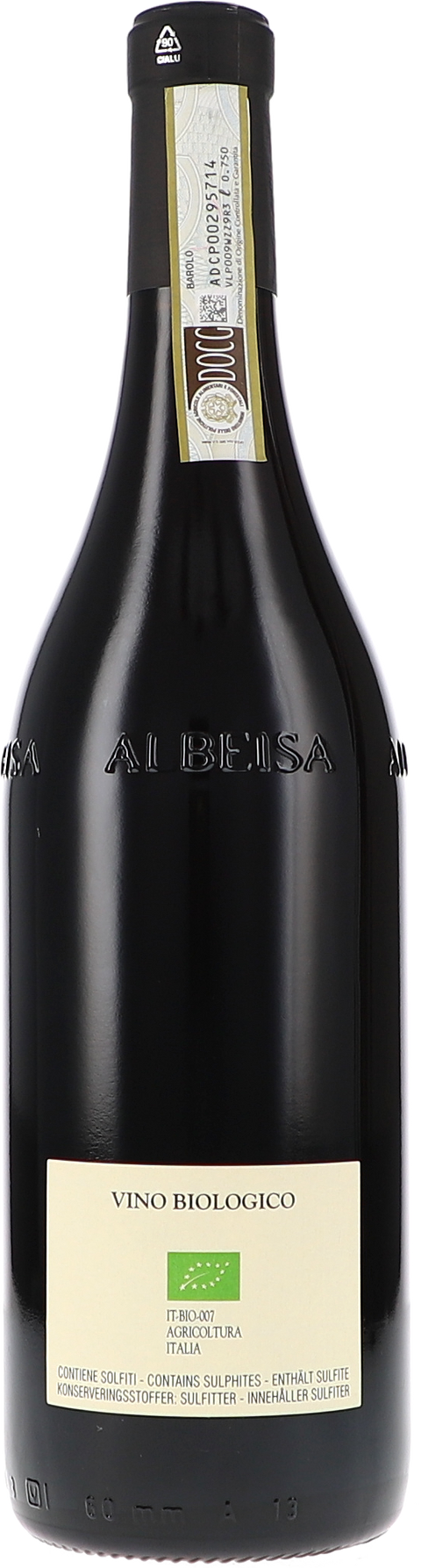Chiara Boschis, E.Pira & Figli Barolo Mosconi DOCG 2021 BIO Rücketikett