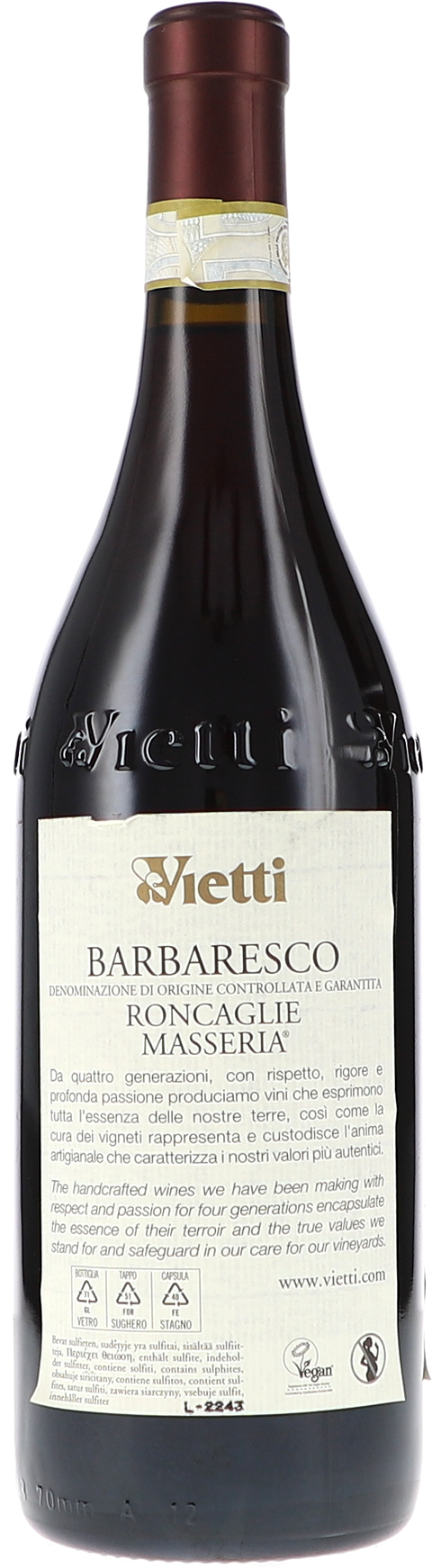 Vietti Barbaresco DOCG Roncaglie Masseria 2019