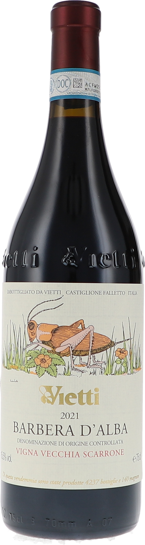 Vietti Barbera d'Alba DOC Scarrone Vigna Vecchia 2021 BIO