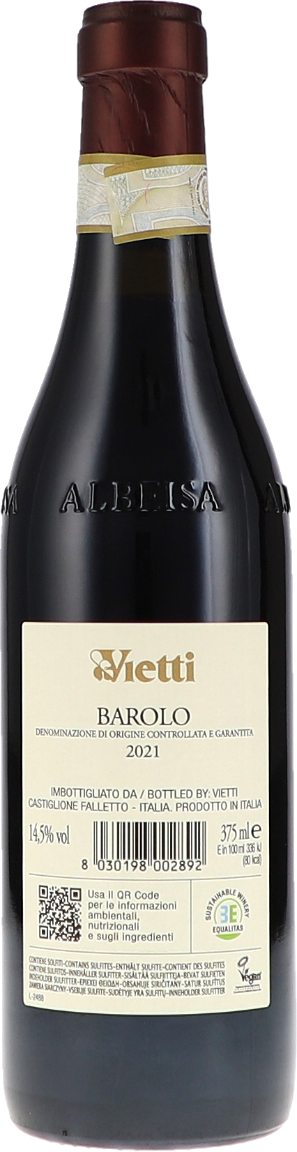 Vietti Barolo DOCG 2021 0,375L