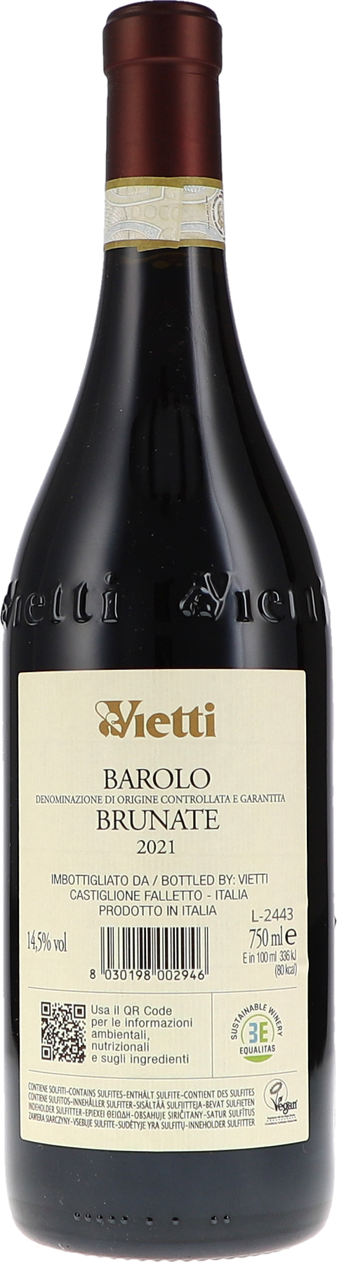 Vietti Barolo DOCG Brunate 2021 1,5L