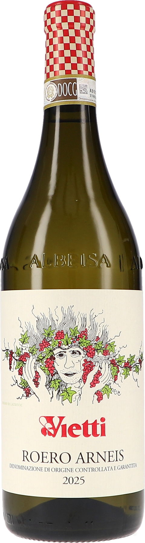 Vietti Roero Arneis 2025 Frontetikett