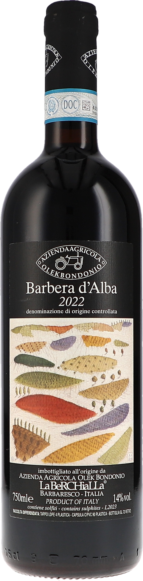 Olek Bondonio Barbera d'Alba DOC 2022