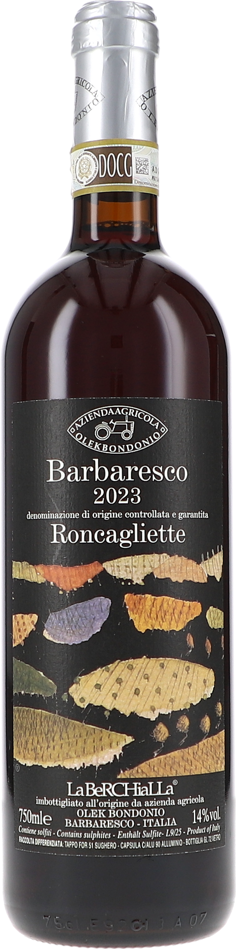 Olek Bondonio Barbaresco Roncagliette DOCG 2023