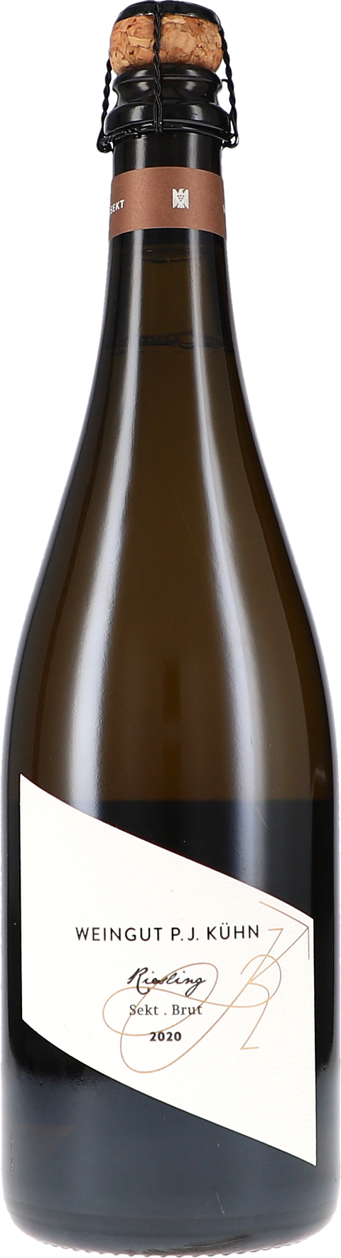 Peter Jakob Kühn Riesling Sekt Brut, traditionelle Flaschengärung 2020