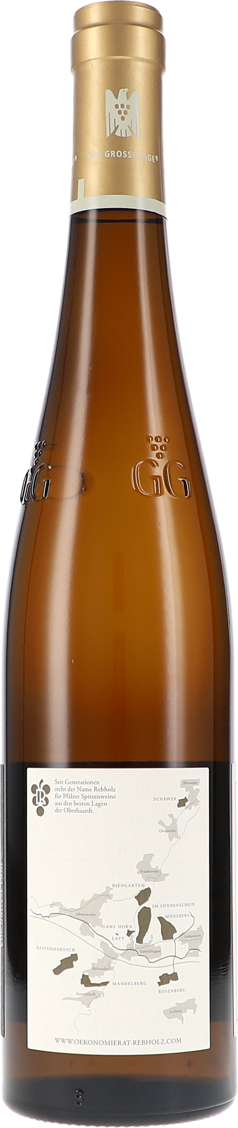 Ökonomierat Rebholz Kastanienbusch Riesling GG 2024 BIO Rücketikett