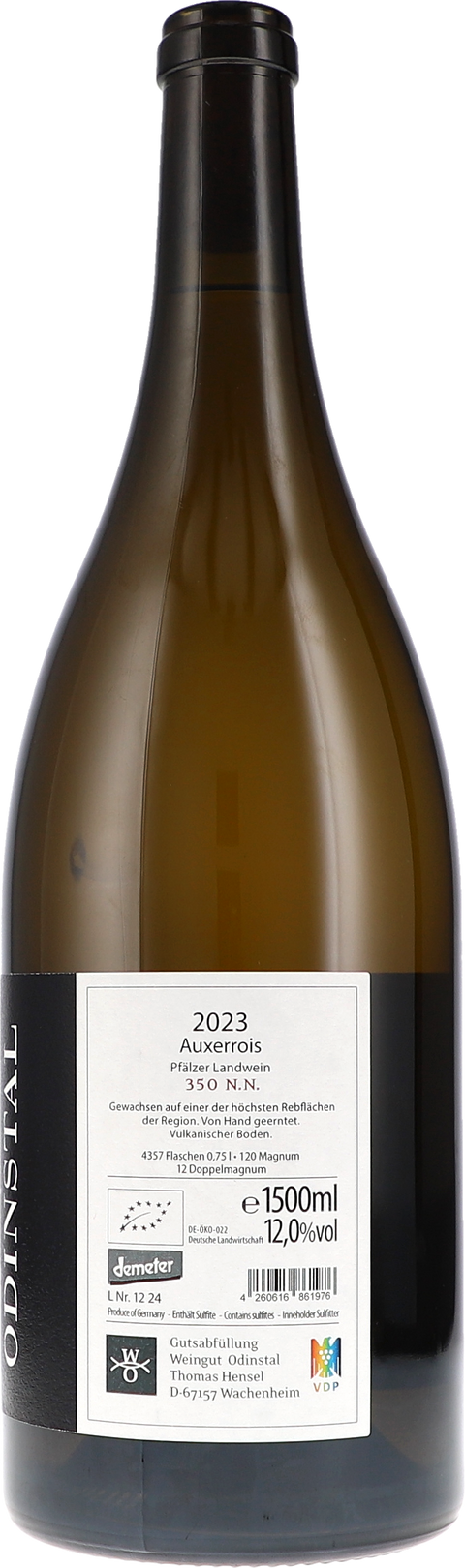 Odinstal Auxerrois 350 N.N. 2023 1,5L BIO
