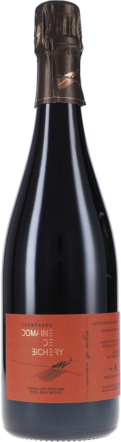 de Bichery Saignee de Meunier, Parcellaire Spontané, Rosé Brut Nature 2022